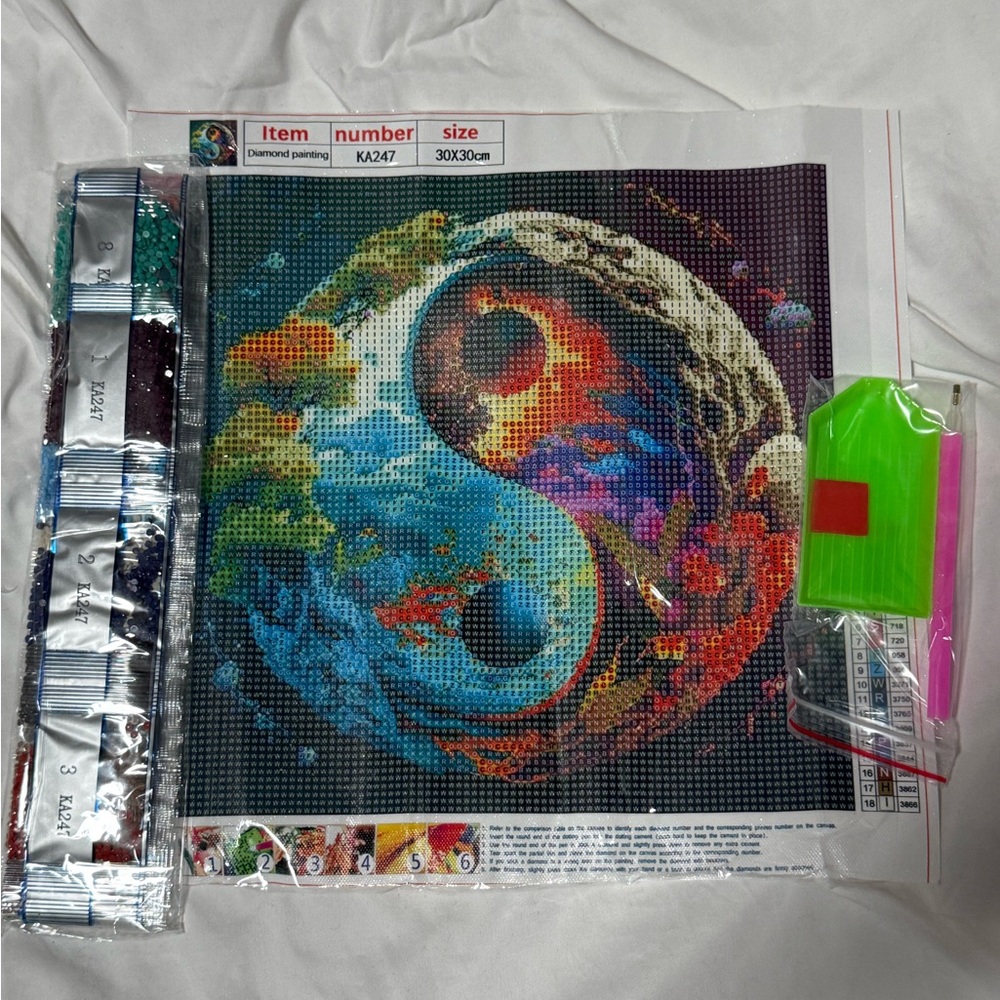 Yin Yang Diamond Painting Kit